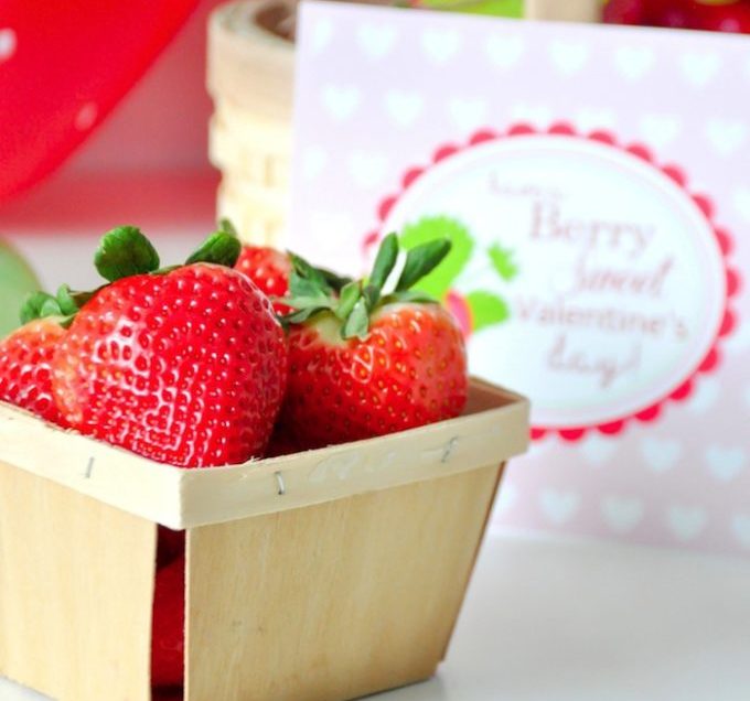 Une Saint Valentin à la fraise