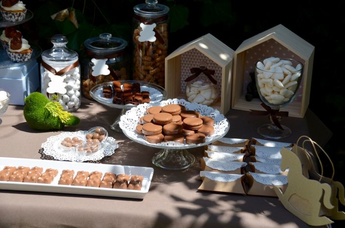 baby shower petit ours - oreo chocolat