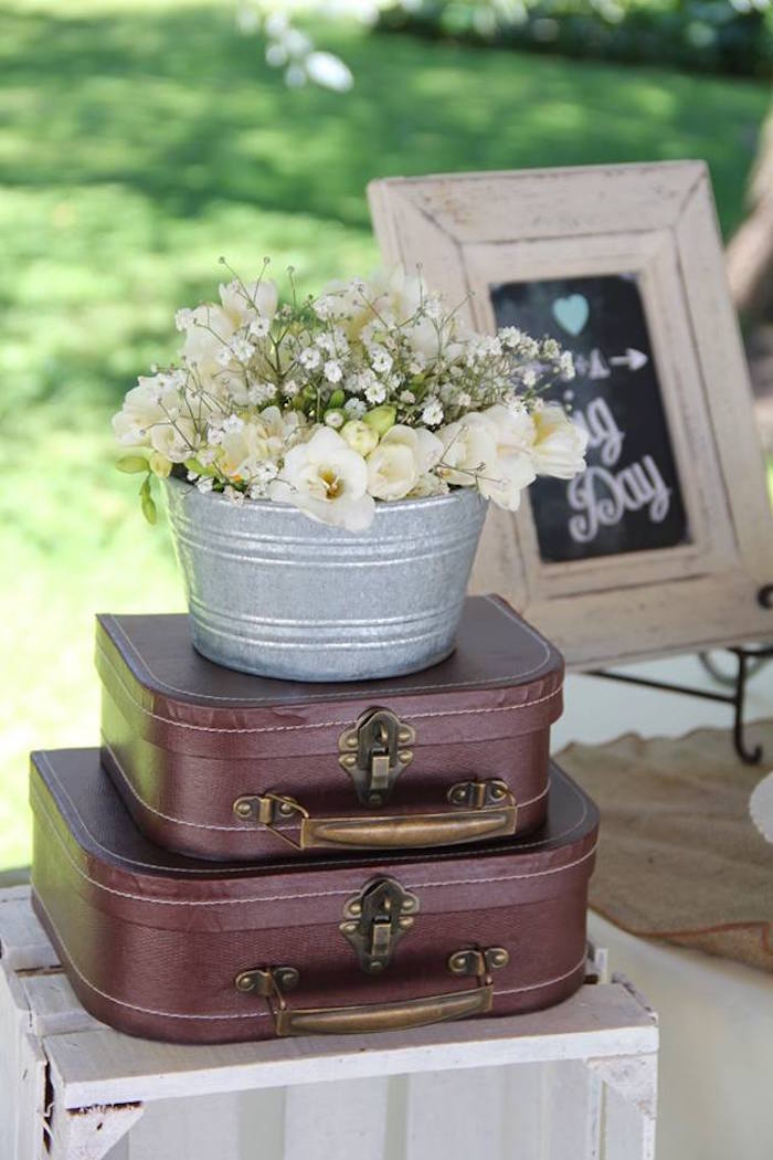 Mariage vintage - valisettes vintage