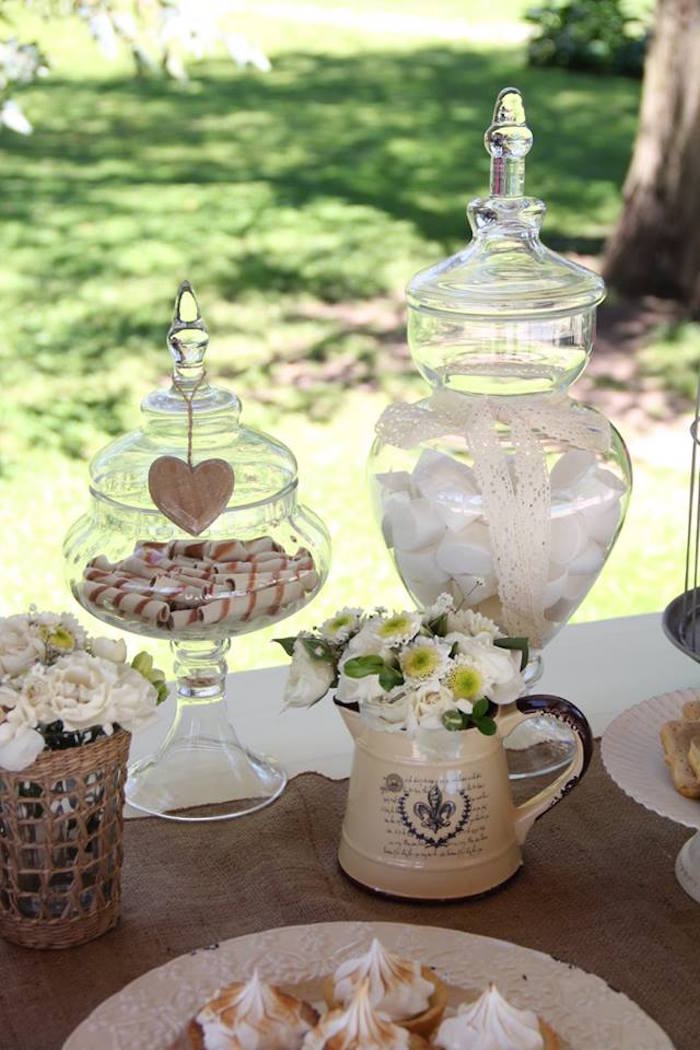 Mariage vintage - jolies bonbonnières vintage