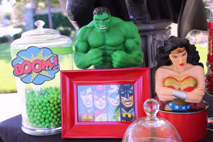 Anniversaire Super Héros - Bonbonnière Hulk