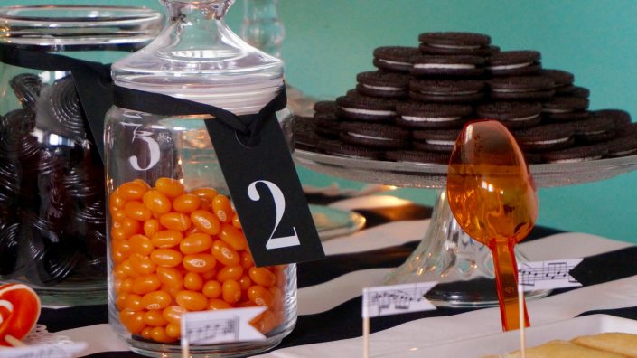 Candy Bar - Ecole de musique - Jelly beans oranges