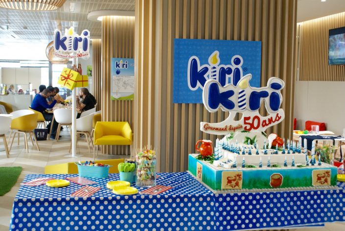 Kiri sweet table - Gâteau géant Kiri