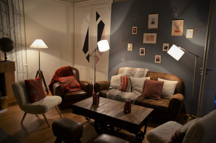 Maison du père noel chez Au Féminin - Salon