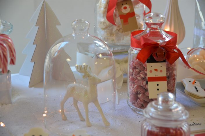 Noël chez Estée Lauder par Studio Candy - Renne sous cloche