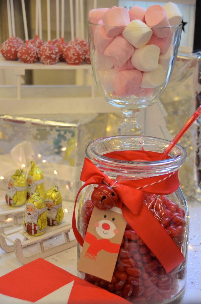 Noel IGS par Studio Candy - Bonbonnière de bonbons rouges