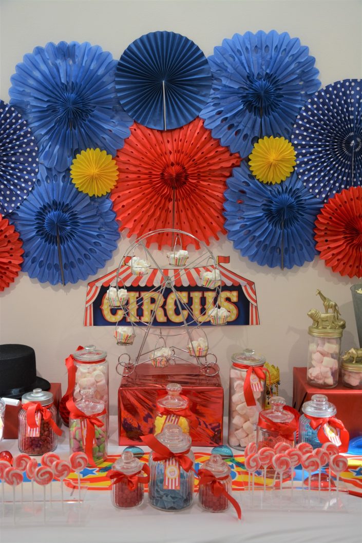 Candy Bar Circus / fête foraine pour Dulux Valentine