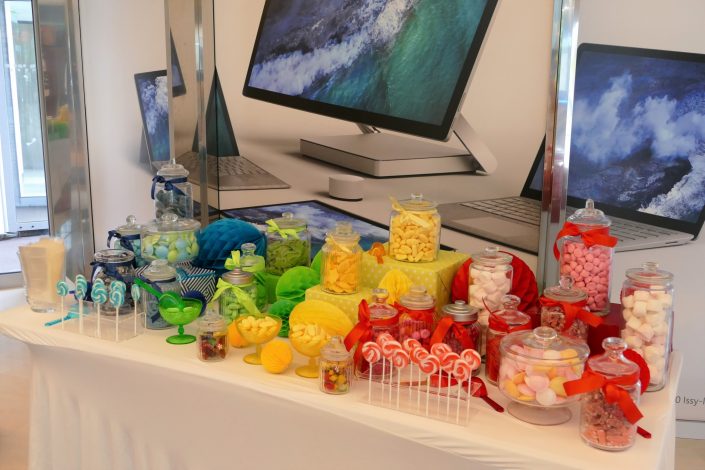 Candy Bar multicolore pour Microsoft par Studio Candy - bonbons, sucettes, bonbonnières, rubans, décorations