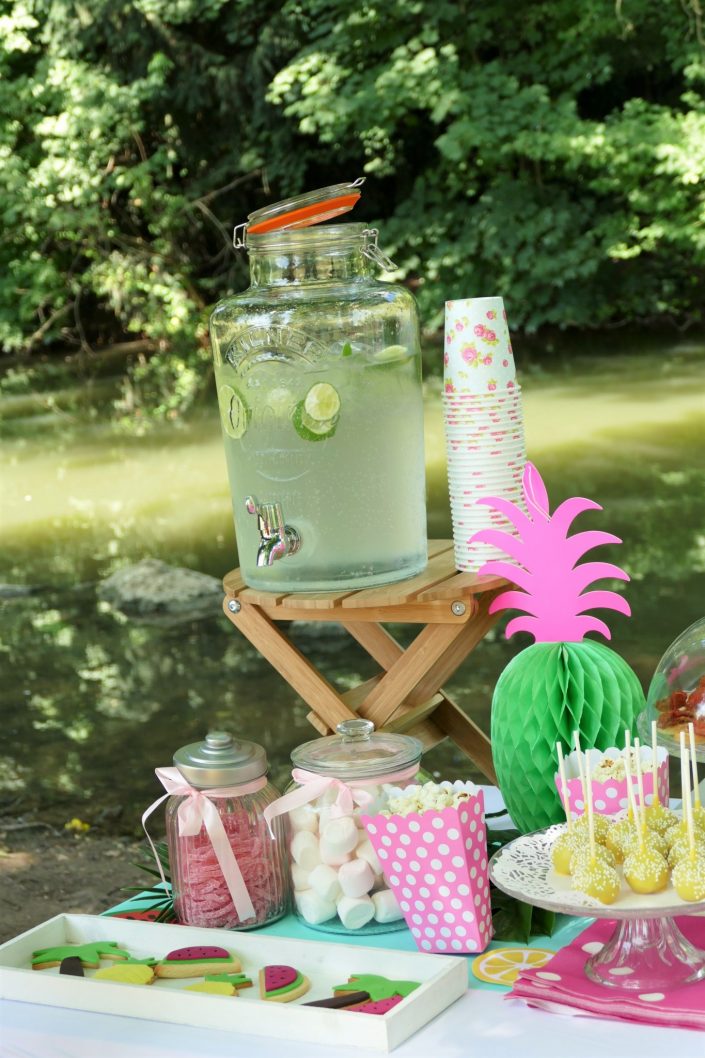 Pique nique tropical pour l'équipe communication de Bel- fontaine à boisson de mojito sans alcool