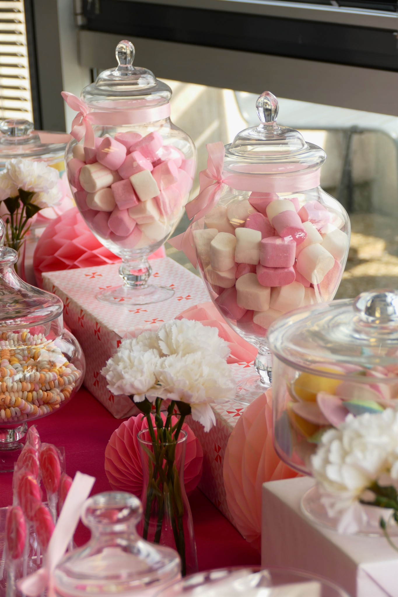 Oursons Duo Rose et Blanc ‑ Confiserie, bonbons en ligne ‑ CandyBulle