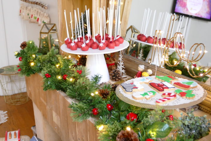 Cake pops décorés thème Noël
