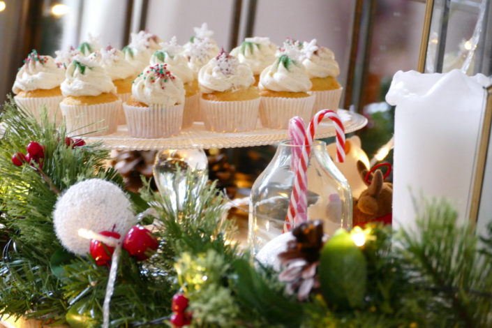 Mini cupcakes décorés thème Noël