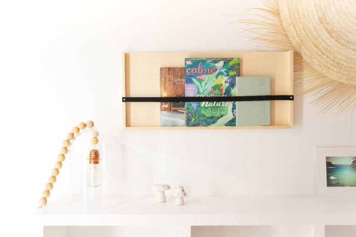 DIY bricolage facile pour créer son étagère pour magazines