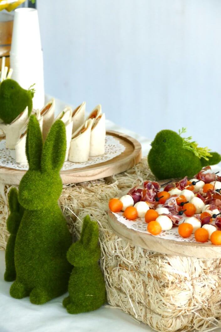 Cocktail déjeuner et atelier créatif petit terrarium réalisé pour l'équipe RH d'Arkema - Décoration thème printemps