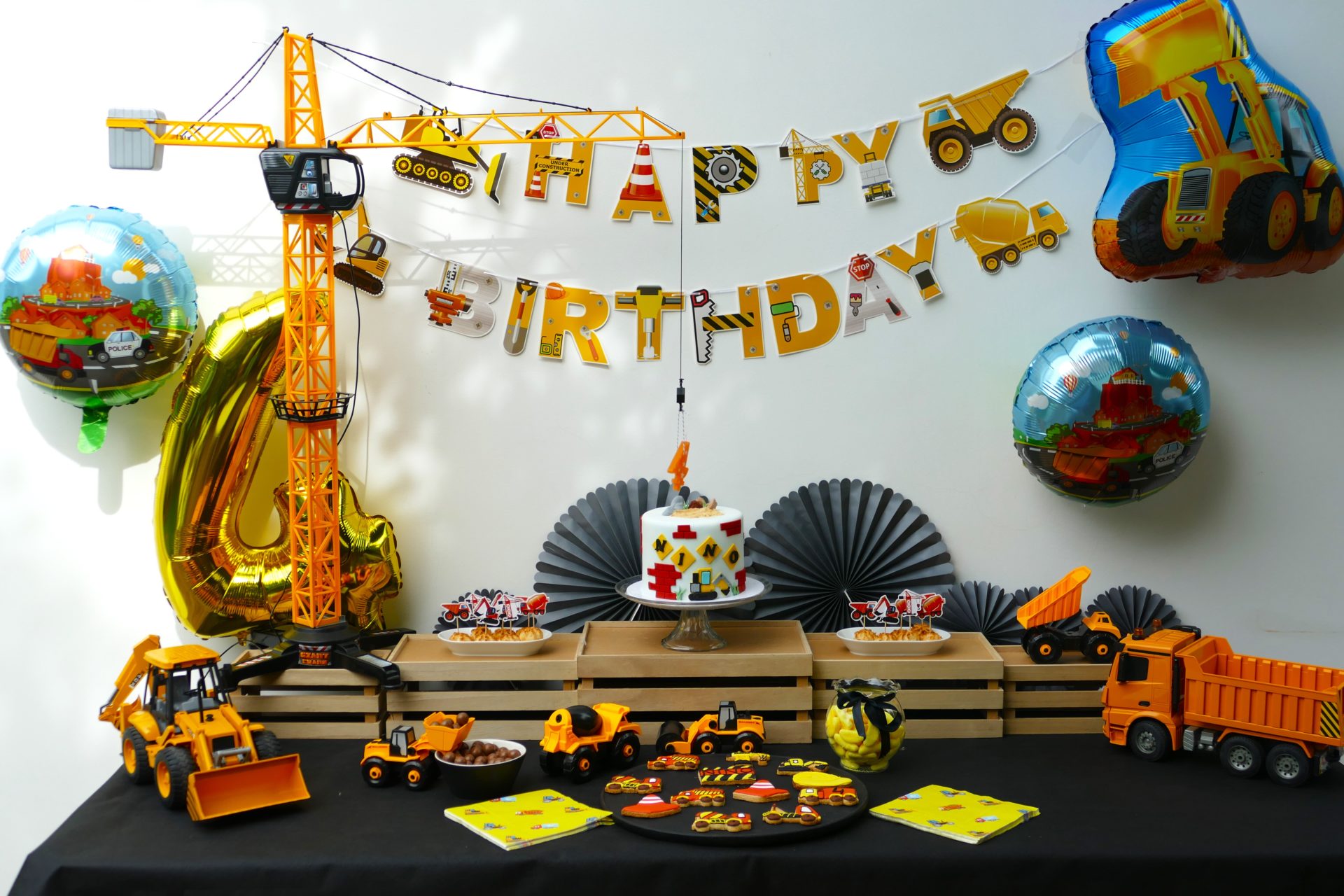 L'anniversaire chantier des 4 ans de Nino - Studio Candy