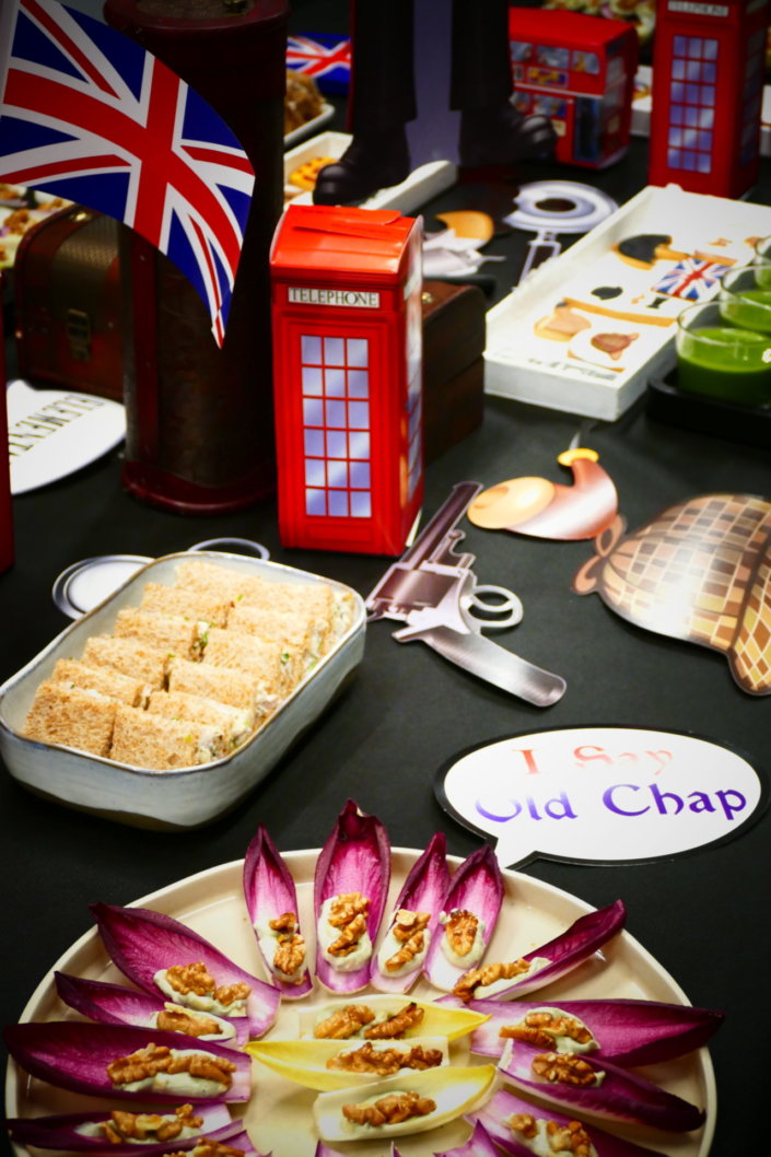 Afterwork thème Londres au cabinet d'avocats auguste debouzy par studio Candy